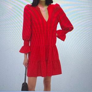 Tuckernuck Pomander Place - Red Crepe Kenzo Dress